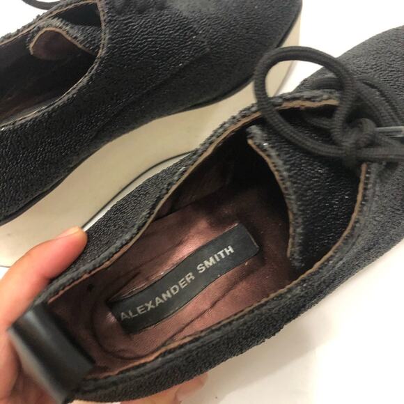 ALEXANDER SMITH PLATFORM GLITTER SNEAKERS - Picture 6 of 7